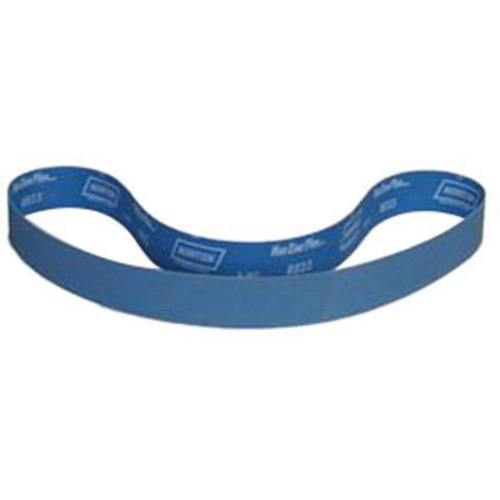 Norton 78072727099 BlueFire&reg; Narrow Benchstand Sanding Belt, 2" W x 48" L, Zirconia Alumina, 80 Grit