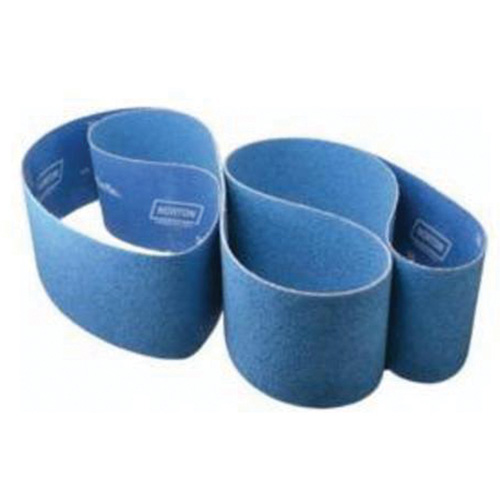 Norton 78072750287 BlueFire&reg; Narrow Sanding Belt, 4" W x 132" L, Zirconia Alumina, 36 Grit