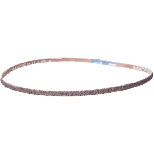Norton 78072727548 Metalite&reg; Cloth File Sanding Belt, 1/4" W x 24" L, Aluminum Oxide, 60 Grit