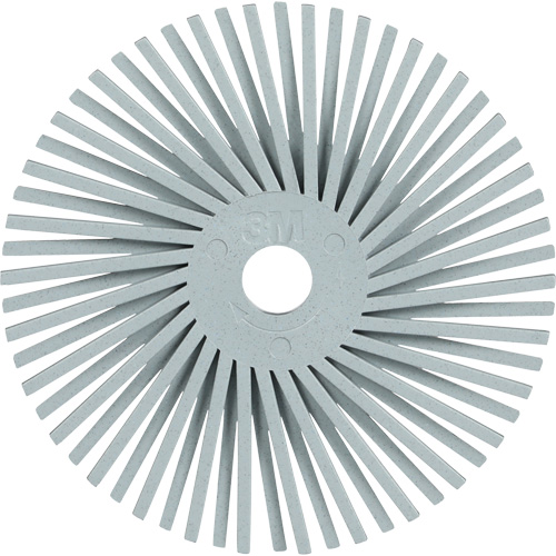 3M 7100374839 Scotch-Brite Type A Precision Radial Bristle Brush PN-RB, Ceramic, 120+ Grit, 3" Dia.