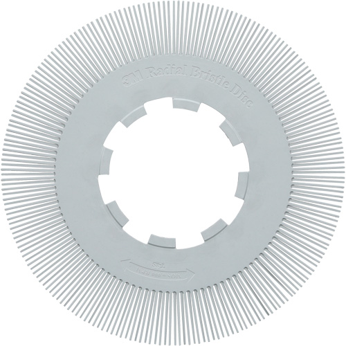3M 7100374925 Brosse radiale en soies de pr&eacute;cision type S PN-RB sans adaptateur Scotch-Brite , C&eacute;ramique, Grain 120+, 8" dia.