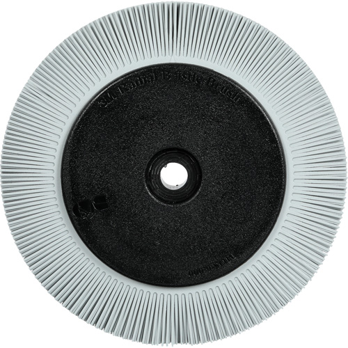 3M 7100374910 Scotch-Brite Type S Precision Radial Bristle Brush PN-RB with Flange, Ceramic, 120+ Grit, 8" Dia.