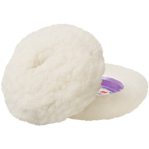 3M 30040 Perfect-It Low Lint Compounding Pad, 4" Dia., Wool