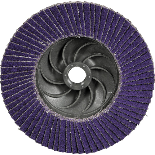 3M 7100380300 Cubitron 3 Flat Flap Disc with Quick Change 1169F, 4-1/2" x 5/8"-11, Type T27, 80+ Grit, Ceramic