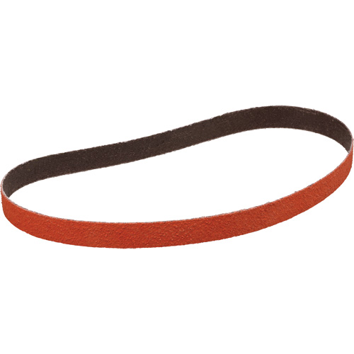3M AB84404 Courroie abrasive en tissu 777F, 3/4" la x 18" lo, Oxyde d'aluminium/C&eacute;ramique/C&eacute;ramique d'alumine/Carbure de silicium/Alumine de zirconium/Zirconium, Grain 60