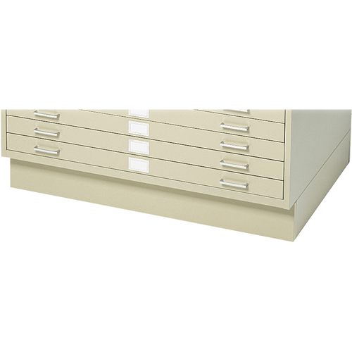 Safco 4995TSR Steel Plan Files - Optional Bases, 10/5 Drawers