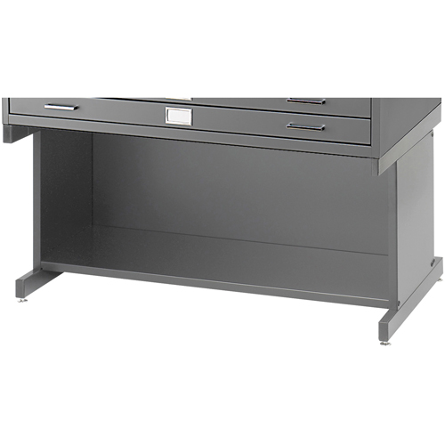 Safco 4975GR High Base for Steel Plan File Cabinet