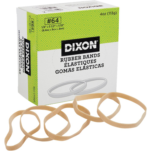 DIXON 58500-64 Bandes &eacute;lastiques Rotex, 3-1/2" x 1/4"