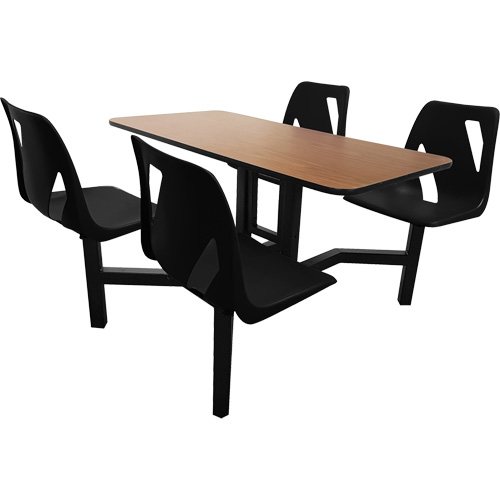 Rodo Industries Inc. DS4F-BU Four Seat Floor Cluster Seating