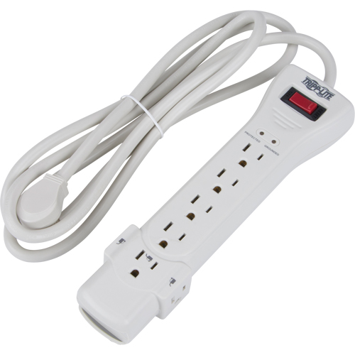 Tripp Lite SUPER-7 Protect-It Surge Suppressors, 7 Outlets, 2160 J, 1800 W, 7' Cord