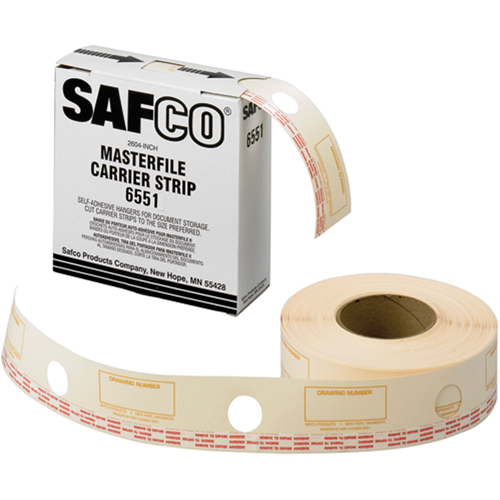 Safco 6551 Carrier Strips - Film