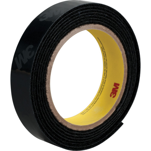 3M SJ3419-3/4X50-BLK Attache ignifug&eacute;e, Crochet, 50 vg x 3/4", Cousu, Noir