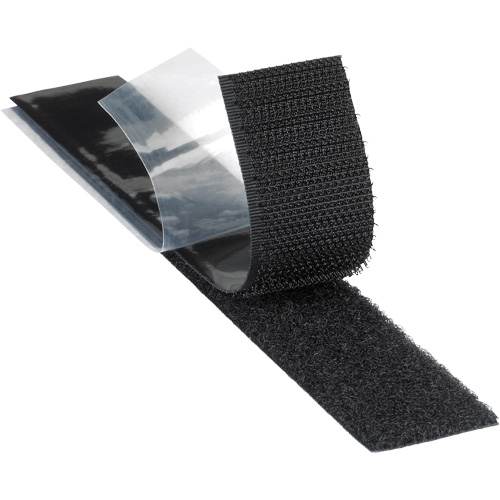 3M SJ3523-2X50 Plasticizer Resistant Fastener, Loop, 50 yds x 2", Adhesive, Black