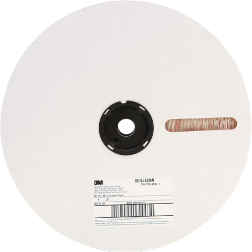 3M SJ3526-2X50-WHT Fastener, Loop, 50 yds x 2", Adhesive, White