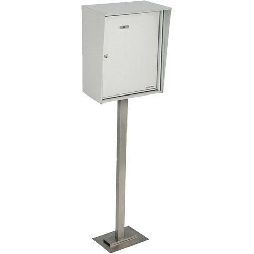 Cendrex BP110-CPGEFI-05-4789 Collecting Boxes, Pedestal -Mounted, 21" x 12-7/8", Aluminum