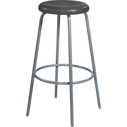 Mur-Van C511S-PU Tabouret de s&eacute;rie 500, Stationnaire, Ajustable, 20" - 28", Polyur&eacute;thane Si&egrave;ge, Noir