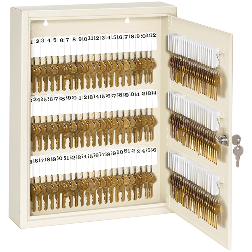 Master Lock 7126D Heavy-Duty Key Cabinet, 120 Keys, Beige