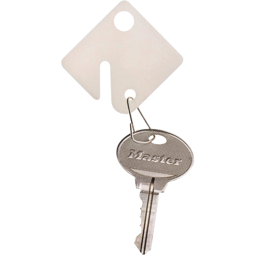 Master Lock 7117D Square Plastic Key Tags