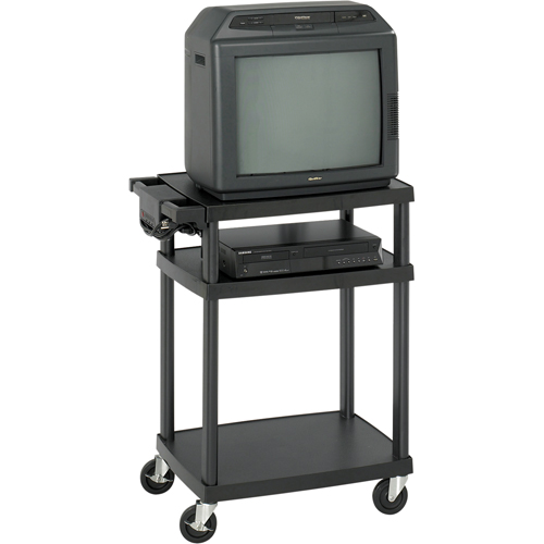 SAFCO Plastic AV HeightAdjustable Carts OK004 (8933BL) Shop Mobile