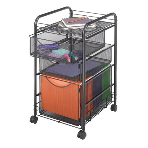 Safco 5213BL Chariot classeur Onyx