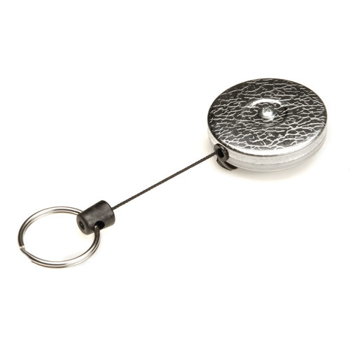 Key-Bak 0485-821 D&eacute;rouleurs autor&eacute;tractables originaux #485-HDK, Chrome, C&acirc;ble 48", Fixation Agrafe de ceinture