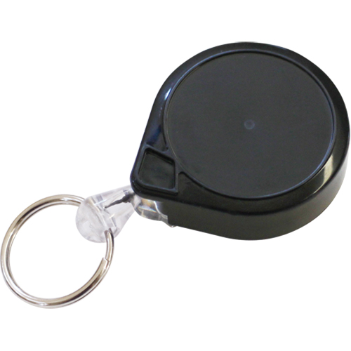 Key-Bak 0050-005 Retractable Mini-Bak&reg; Key Rings, Plastic, 36" Cable, Belt Clip Attachment