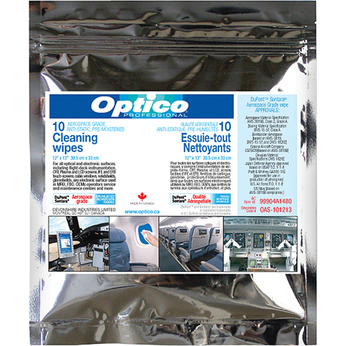 OPTICO Optico® Professional Cleaning Wipes ON589 (OAS101213) Shop