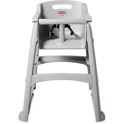 Rubbermaid FG780508PLAT SturdyChair High Chair with Wheels