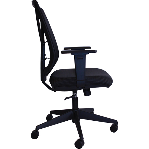 Horizon Seating A-47 Chaise de bureau Activ A-47 Synchro, Tissu, Noir, Capacit&eacute; 275 lb