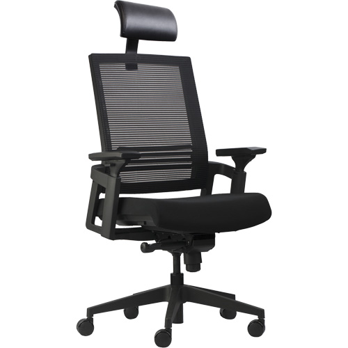 Horizon Seating A37HR-BLK Chaises de bureau A-37 Activ, Mailles, Noir, Capacit&eacute; 275 lb