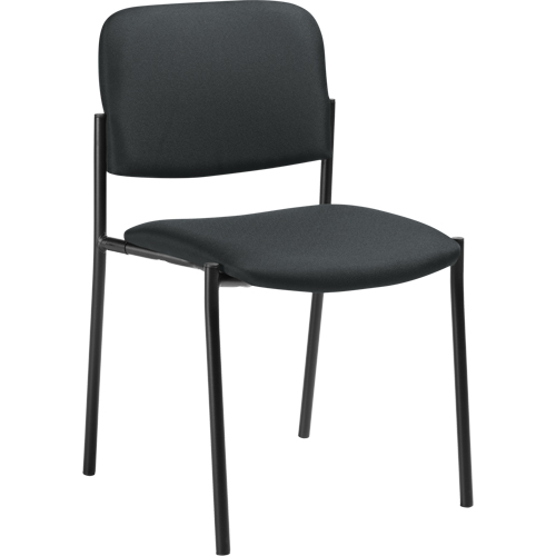 Offices To Go MVL2748 JN11 BLK Armless Stacking Chairs, Fabric, 32" High, 300 lbs. Capacity, Charcoal