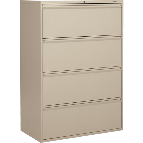 Offices To Go MVL1936P4 NEV Classeur lat&eacute;ral, Acier, 4 tiroirs, 36" la x 19-1/4" p x 52-6/100" h, Beige