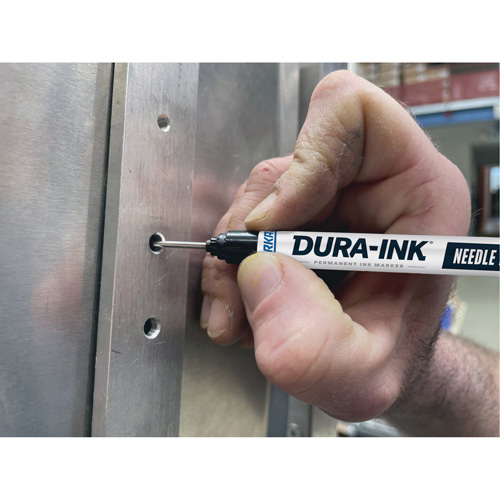Markal 096520 Dura-Ink&reg; #5 Permanent Marker, Black, Micro Tip Tip
