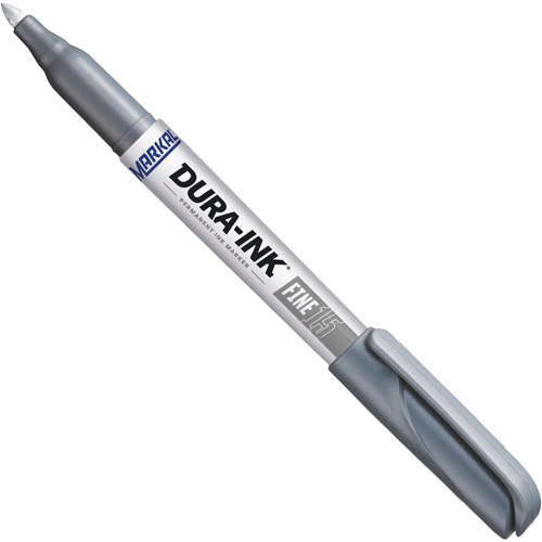 Markal 096027 Marqueur permanent Dura-Ink no 15, Argent, Pointe Fin