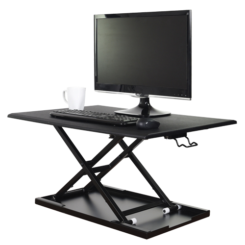 Luxor H Wilson Adjule Stand Up Desktop Desk Op563 Lvlup32 Bk Adjule Stand Up Desktop Desk Op563