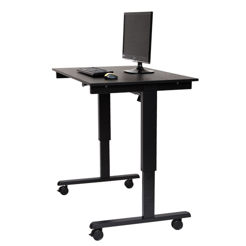 Luxor H. Wilson STANDE-48-BK/BO Adjustable Stand-Up Desk