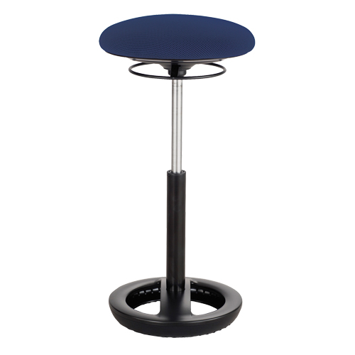 Safco 3001BU Twixt Ergonomic Chair, Stationary, Adjustable Height, 250 lbs. Capacity