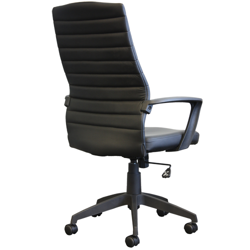 Horizon Seating A-128 Chaise de bureau Activ A-128, Polyur&eacute;thane, Noir, Capacit&eacute; 275 lb
