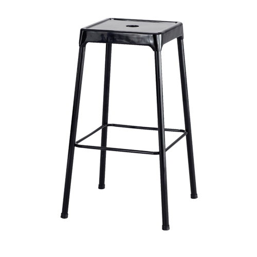 Safco 6606BL Tabouret en acier pour bistro Safco, Stationnaire, Fixe Hauteur, Capacit&eacute; 250 lb