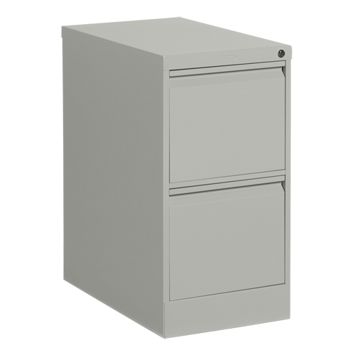 Offices To Go MVL25201 GRY Classeur vertical, Acier, 2 tiroirs, 15-1/7" la x 25" p x 29" h, Gris