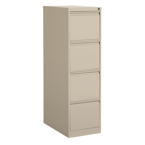 Offices To Go MVL25401 NEV Classeur vertical, Acier, 4 tiroirs, 15-1/7" la x 25" p x 52" h, Beige