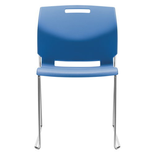 Offices To Go 6711 BZB CM Chair, Plastic, 32-1/2" High, 300 lbs. Capacity, Blue
