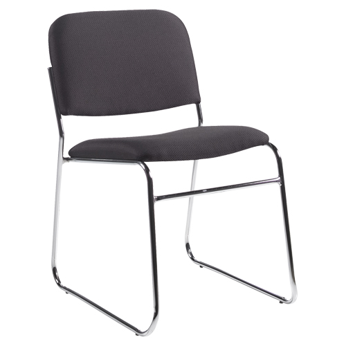 Offices To Go 2152 TC74 CHM Armless Chair, Fabric, 30" High, 200 lbs. Capacity, Black