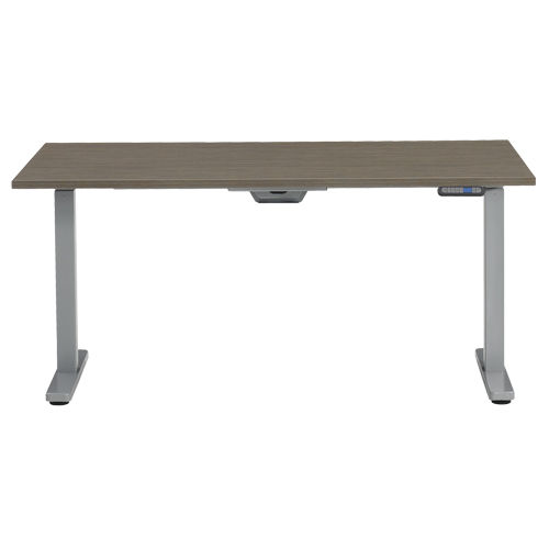 Offices To Go ML6030ET2 ACJ Ionic Height Adjustable Table, Stand-Alone Desk, 45-1/4" H x 60" W x 30" D, Grey