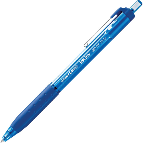 Paper Mate 1951259 Stylo Inkjoy 300RT, Bleu, 1 mm, R&eacute;tractable