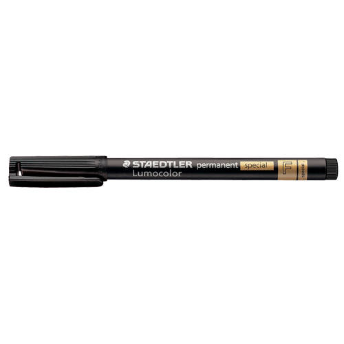 Staedtler 699629 Lumocolor&reg; Permanent Marker, Black, Fine Tip
