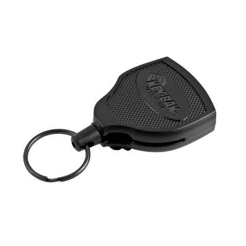 Key-Bak 0S48-803 Super48 Heavy-Duty Retractable Key Holder, Polycarbonate, 48" Cable, Belt Clip Attachment