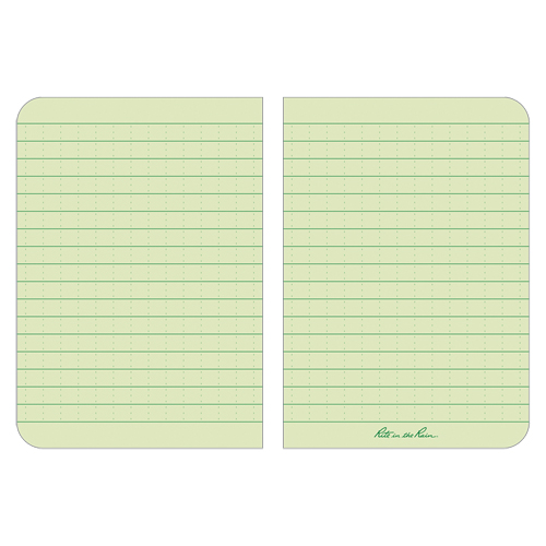 Rite In The Rain 954T Livre m&eacute;mo, Couverture souple, Havane, 112 Pages, 3-1/2" , 5" 