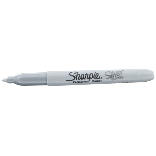 Sharpie 39013 Permanent Marker, Silver, Fine Tip