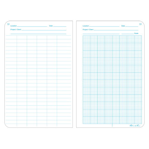 Rite In The Rain 540F Bound Book, Hard Cover, Yellow, 160 Pages, 4-5/8" W x 7-1/4" L